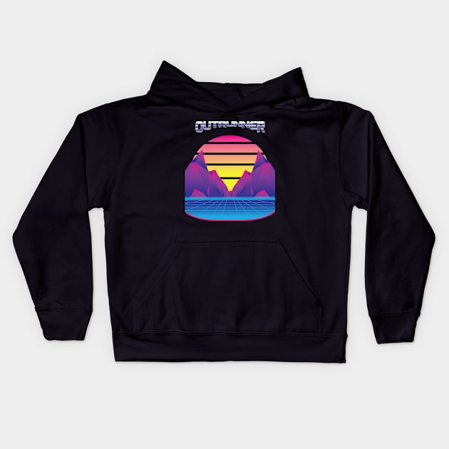 Outrunner Kids Hoodie by Curtis Crafts